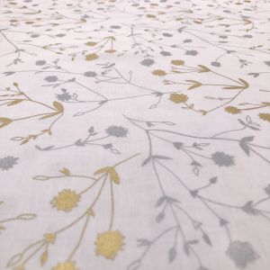 HOFFMAN HOFFMAN USA713 METALLIC FLOWER 100cm×110cm幅 輸入生地 USAコットン メーカー直送 代引不可 北海道沖縄離島不可