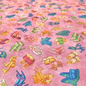 QUILTING TREASURES FABRICS QUILTING TREASURES FABRICS USA1148 SHOE TOSS 50cm×110cm幅 直送 代引北海道沖縄離島不可
