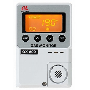 理研計器 理研計器 OX600-00C-02 簡易定置型酸素濃度計 OX-600 0-25vol% 一体型乾電池仕様 メーカー直送 代引不可 北海道沖縄離島不可