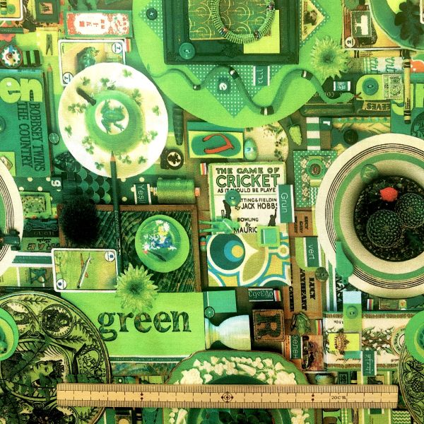  NORTHCOTT NORTHCOTT CAN008 COLOR COLLAGEII GREEN 100cm×110cm幅 カナダ輸入生地 メーカー直送 代引不可 北海道沖縄離島不可