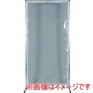 トラスコ TRUSCO トラスコ AF-1015-TM アルミ製衝立 透明防炎タイプ W1000XH1500 メーカー直送 代引不可 北海道沖縄離島不可