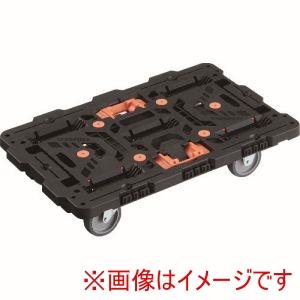 トラスコ TRUSCO トラスコ BT700J3-E100T 連結式樹脂製平台車 ビートル 700X450 自在3輪 とめたろう付 メーカー直送 代引不可 北海道沖縄離島不可