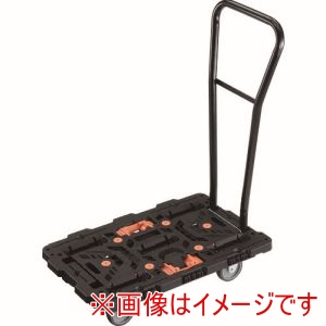 トラスコ TRUSCO トラスコ BT700J3H-E100T 連結式樹脂製平台車 ビートル 700X450 自在3輪 脱着式ハンドル付 とめたろう付 メーカー直送 代引不可 北海道沖縄離島不可 