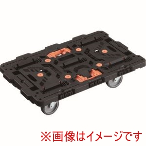 トラスコ TRUSCO トラスコ BT700J5-E100T 連結式樹脂製平台車 ビートル 700X450 自在5輪 とめたろう付 メーカー直送 代引不可 北海道沖縄離島不可
