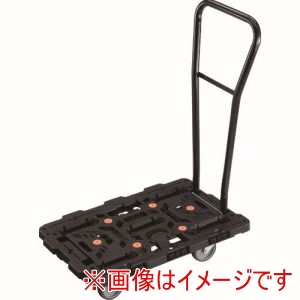 トラスコ TRUSCO トラスコ BT700J5H-E100 連結式樹脂製平台車 ビートル 700X450 自在5輪 脱着式ハンドル付 メーカー直送 代引不可 北海道沖縄離島不可