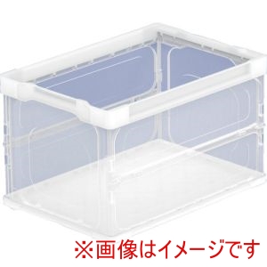 トラスコ TRUSCO トラスコ TRL-S50TM-10P まとめ買い オリコン 薄型軽量折りたたみコンテナ50L 透明 10個 メーカー直送 代引不可 北海道沖縄離島不可