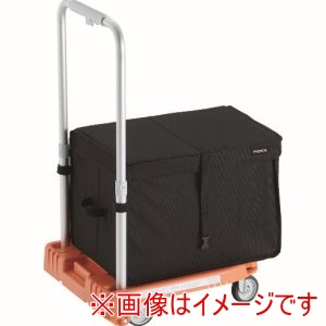 トラスコ TRUSCO トラスコ WP-2G-OR-THB 樹脂台車 カルティオミニ weego 省音車輪 オレンジ THB付 メーカー直送 代引不可 北海道沖縄離島不可