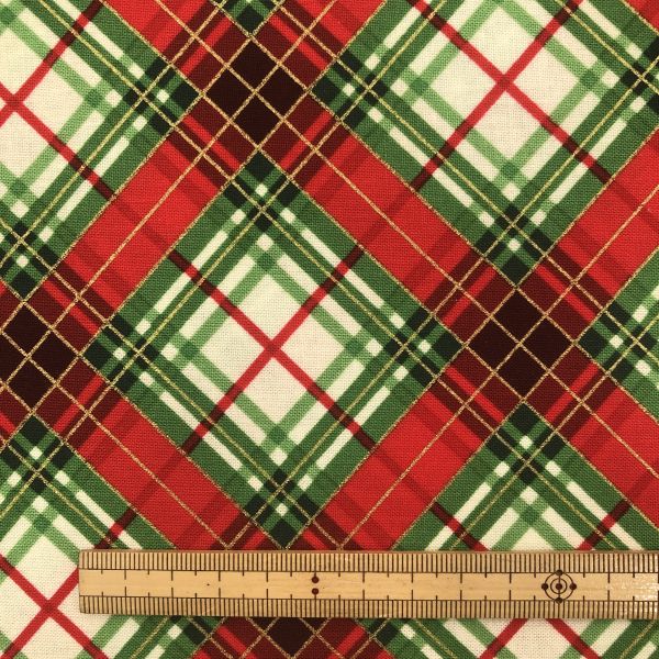  BENARTEX BENARTEX USA1289 Hollday Plaid 50cm×110cm メーカー直送 代引不可 北海道沖縄離島不可