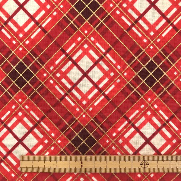  BENARTEX BENARTEX USA1290 Hollday Plaid 50cm×110cm メーカー直送 代引不可 北海道沖縄離島不可