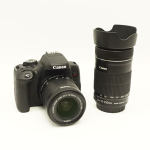 Canon 中古 EOS Kiss X8i（W) ダブルズームキット 261032003127/518204034056/5241102224 Aランク