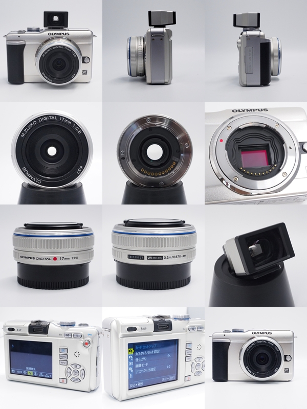  OLYMPUS 中古 PEN E-PL1+M.Zuiko17mm/F2.8 B2Q515962/AAC319107 Bランク