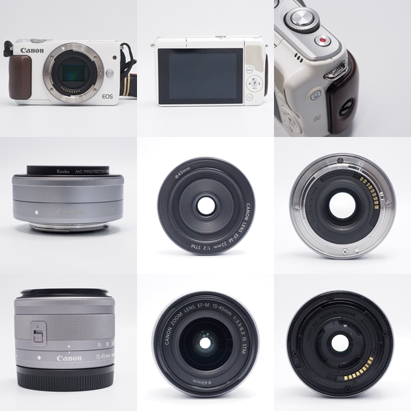  Canon 中古 EOS M10 /EF-M15-45mm F3.5-6.3 IS STM  311031004396/461210015756 Aランク
