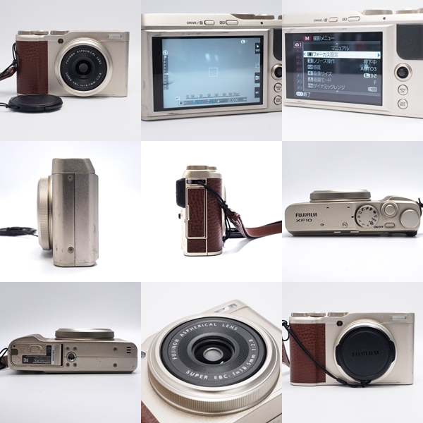  FUJIFILM 中古 富士フイルム XF10 シャンパンゴールド 8W001464 Aランク