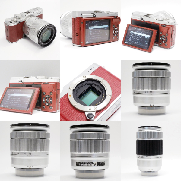  FUJIFILM 中古 X-A1 ダブルズームレンズキット レッド Bランク 38002790/41n06839/34m02681