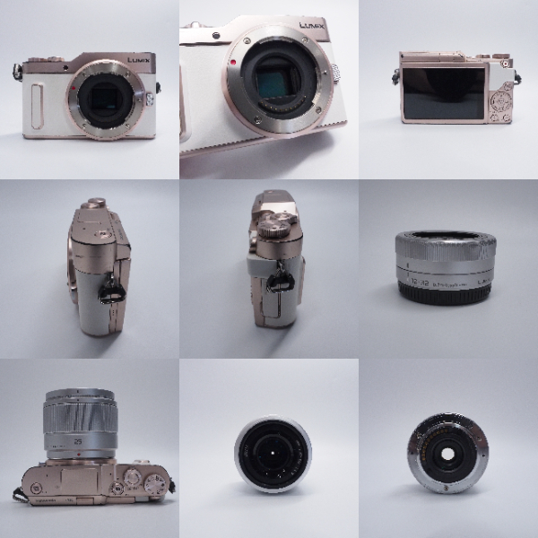  Panasonic 中古 LUMIX DC-GF10W-W ダブルレンズキット ホワイト WF8BA004268/H-H025/H-FS12032 Cランク