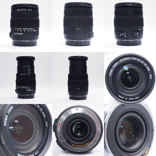  SIGMA 中古 18-125mm F3.8-5.6 DC OS HSM キヤノンEF-Sマウント APS-C用 1022168 Bランク