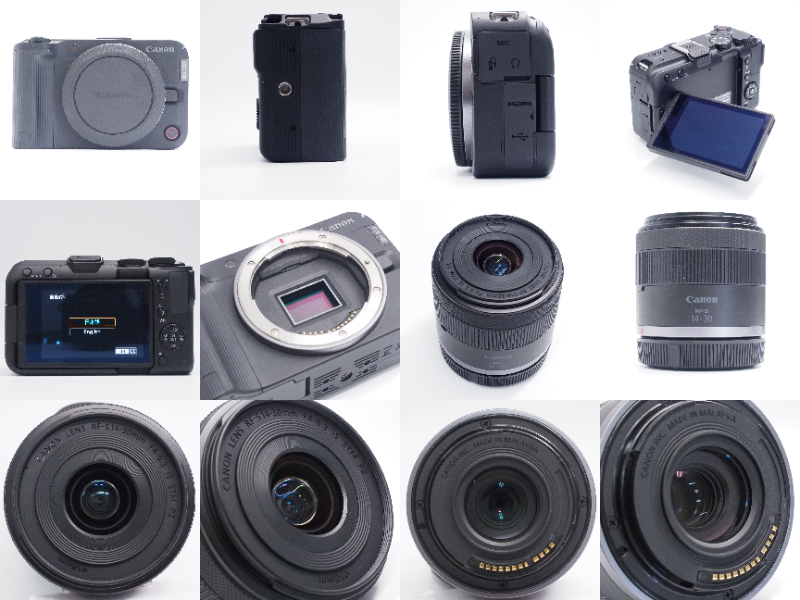  Canon 中古 EOS R50 V RF-S14-30 IS STM PZ レンズキット 150102001483/1490505149 Aランク