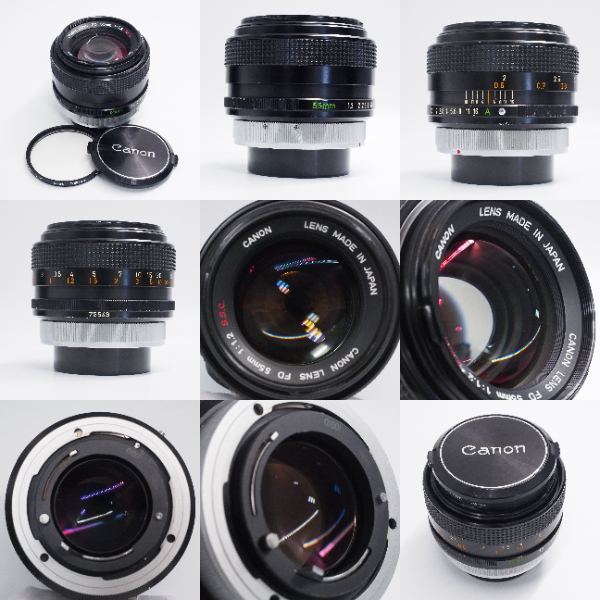  Canon 中古 FD 55mm F1.2 S.S.C. 73543 Bランク