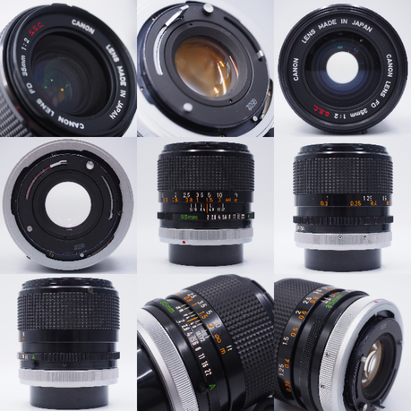  Canon 中古 FD 35mm F2 S.S.C. 94754 Bランク