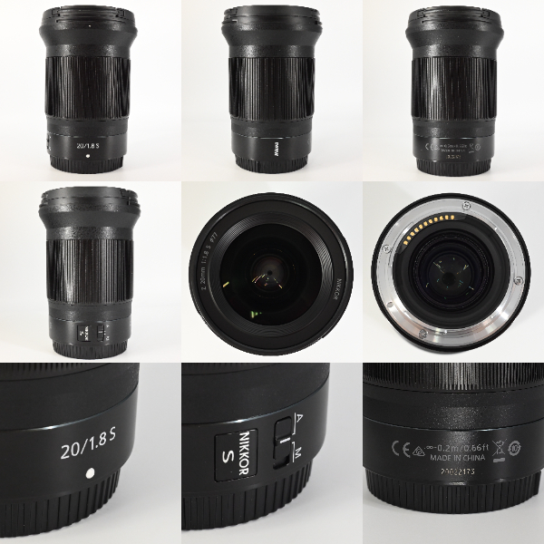  Nikon 中古 NIKKOR Z 20mm F1.8 S 20022173 Aランク