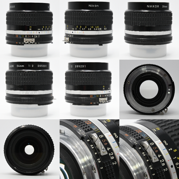  Nikon 中古 Ai-s Nikkor 24mm F2 NikonFマウント 205231 Bランク