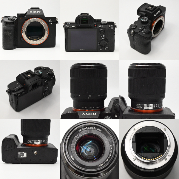  SONY 中古 α7III 28-70レンズキット 3044912/4208654 Aランク