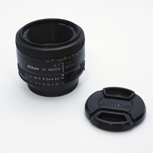 Nikon 中古 AF NIKKOR 50mm 1.8D Bランク 3380155