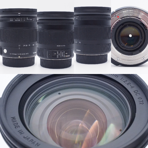  Sigma 中古 17-70mm F2.8-4 DC MACRO OS HSM Fマウント Bランク 50293448