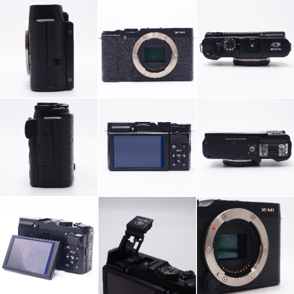  FUJIFILM 中古 X-M1 ブラック　ボディ 37011748 Aランク