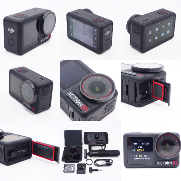  Dji 中古 OSMO ACTION 5 PRO+アクセサリ 82JXN1300BJJF4 Bランク