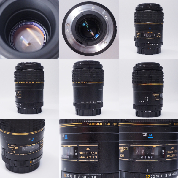  TAMRON 中古 SP AF90mm F/2.8 Di MACRO 1:1(Model272E) Fマウント Cランク 505045