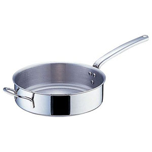 デバイヤー deBUYER デバイヤー 18-10 プライオリティ 片手 浅型鍋 蓋無 手付 3691-28  deBUYER