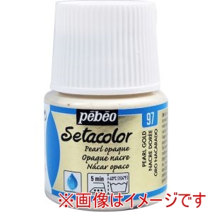 ペベオ Pebeo ペベオ 202097 布用水性アクリル絵具セタカラー不透明色 45ml パールゴールド Pebeo