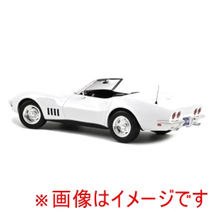 国際貿易 国際貿易 189038 NOREV 1/18 シボレー コルベット コンバーチブル 1969 カンナムホワイト