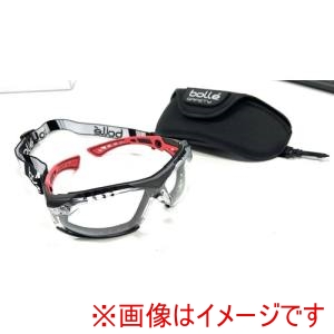 ボレー bolle bolle 1662301JP-SET 保護メガネ ラッシュプラス クリアレンズ レッド/ブラック ガスケット&ストラップキットセット