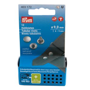 プリム Prym プリム カシメ金具 足長タイプ 9mm 12個入 PRM403172 Prym