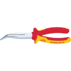 クニペックスツールズ KNIPEX KNIPEX 2626-200 絶縁1000V先曲ロングラジオペンチ 200mm クニペックスツールズ