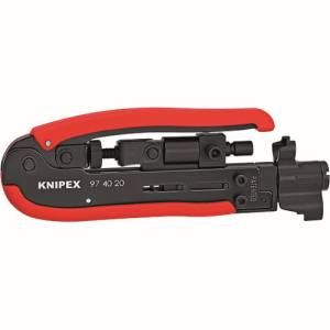 クニペックスツールズ KNIPEX KNIPEX 9740-20SB コンプレッションツール同軸端子用 クニペックスツールズ