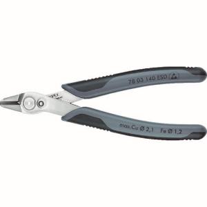クニペックスツールズ KNIPEX KNIPEX 7803-140ESD エレクトロニクス スーパーニッパー 140mm クニペックスツールズ