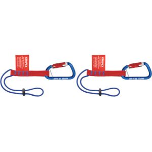 クニペックスツールズ KNIPEX KNIPEX 005006TBK 落下防止ストラップ用アダプター カラビナ クニペックスツールズ