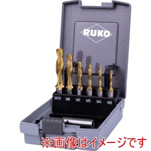 RUKO RUKO R270021TRO ショートタイプ六角軸タッピングドリル チタン セット ショートタイプ