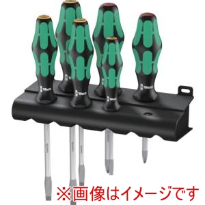 Wera Wera 7680 334SK/6 ドライバーセット ラック付 