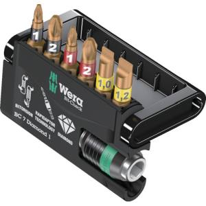 ヴェラ Wera Wera 57416 バイトーションダイヤモンド ビットチェック 7本 ラピダプター ヴェラ