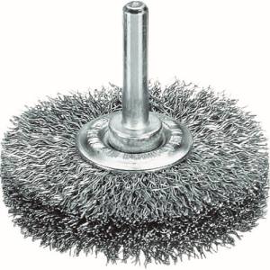 LESSMANN LESSMANN 411142 軸付ホイルブラシ 鋼線 0.2 φ20