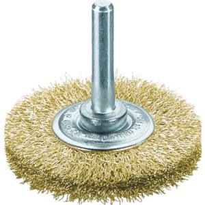LESSMANN LESSMANN 416542 軸付ホイルブラシ 真鍮線 0.2 φ60