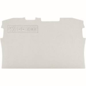 ワゴジャパン WAGO WAGO 2002-1291-PK 端子台エンドプレート2001 2002 2201 2202共用2線式グレー色 10個入  ワゴジャパン