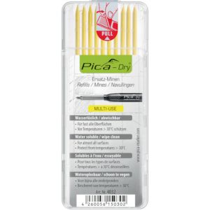ピカマーカー Pica Marker ピカマーカー 4032 建築用シャープペンシル用替芯 10本入り 黄
