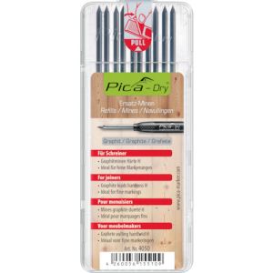 ピカマーカー Pica Marker ピカマーカー 4050 建築用シャープペンシル用替芯 10本入り 黒2H