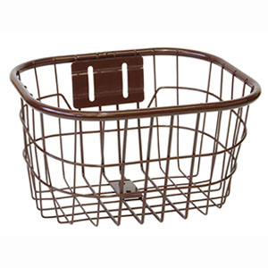 パルミー PALMY パルミー 幼児用 オシャレ 丸型 ワイヤーバスケット ブラウン GKO-8131 12600035