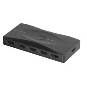 グリーンハウス Greenhouse グリーンハウス GH-HSWM5-BK 4K対応5ポートHDMI2.0セレクタ ブラック
